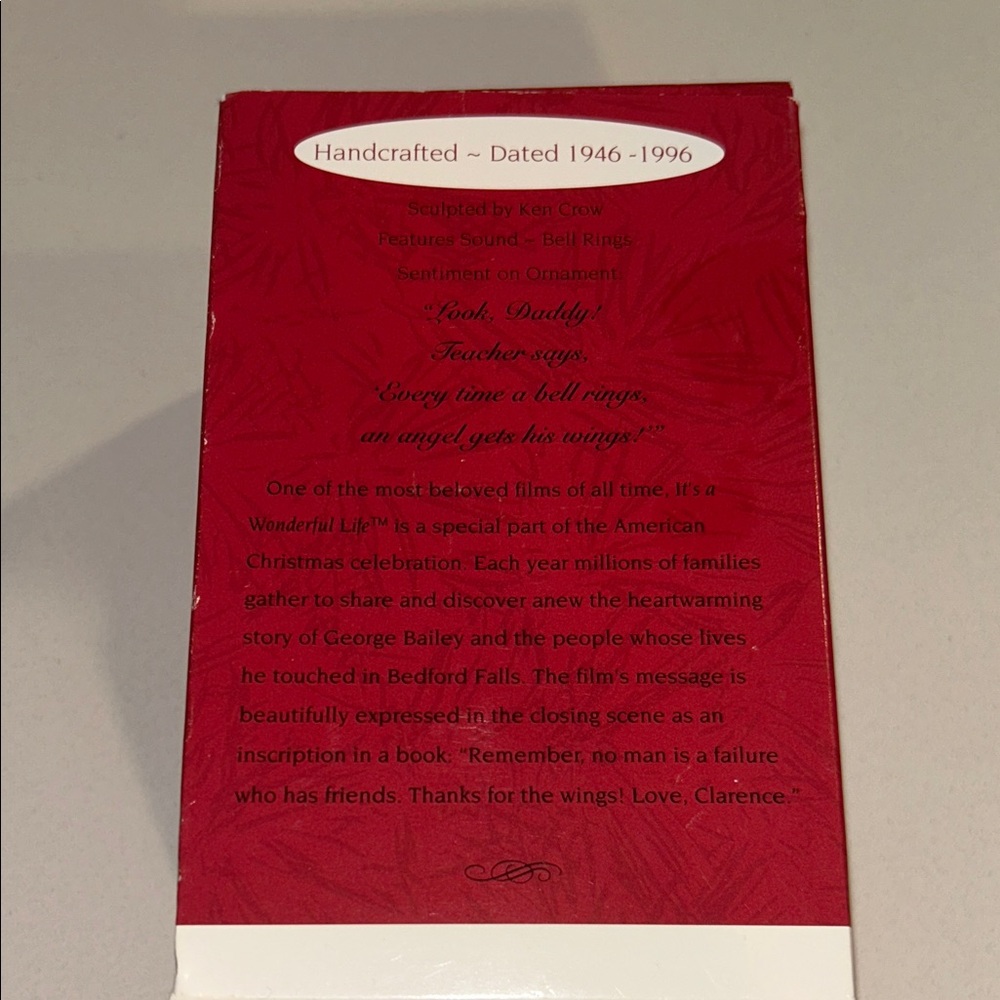 It’s a Wonderful Life 1996 - Hallmark Keepsake Ornament - Picture 5 of 7